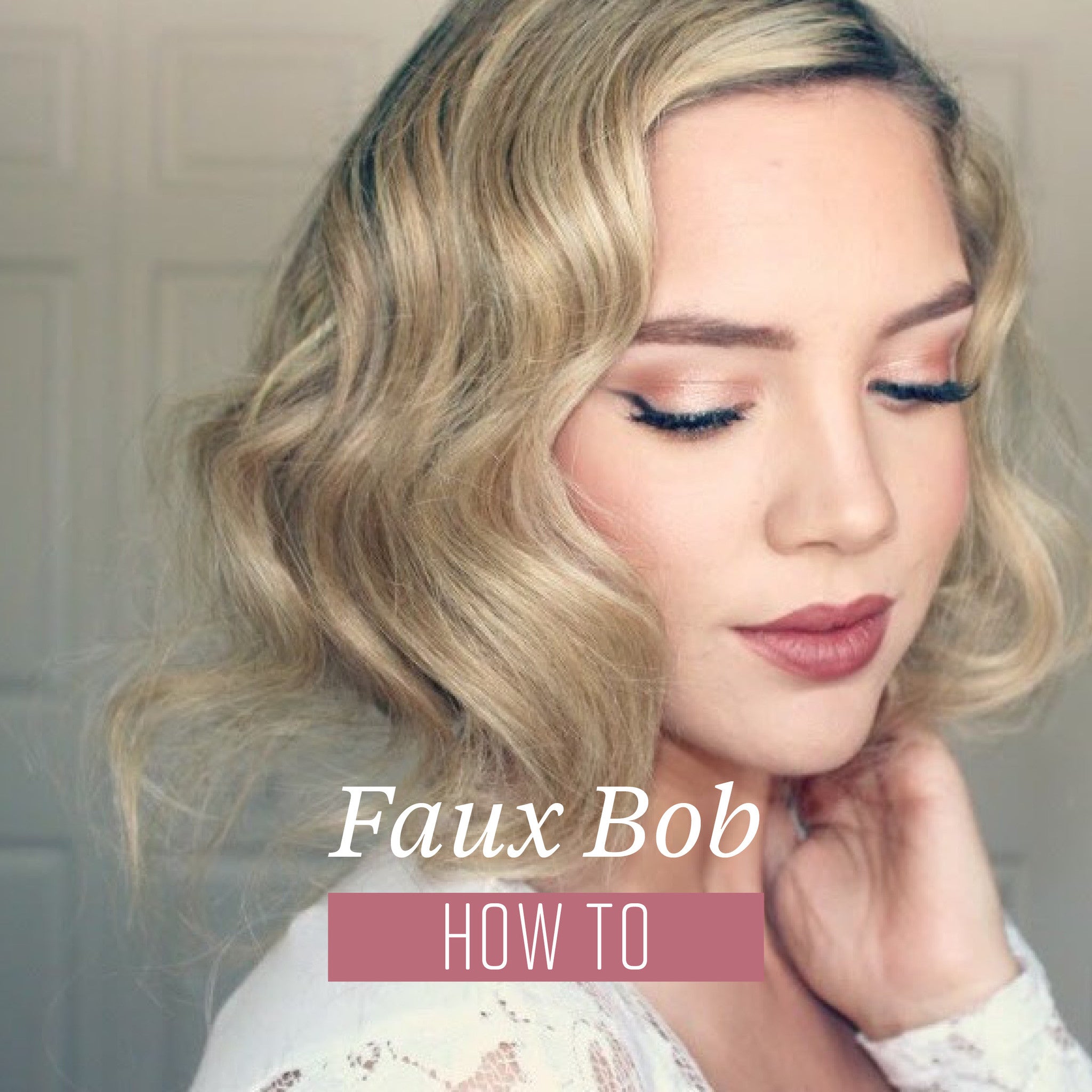 HOW TO: DIY FAUX BOB